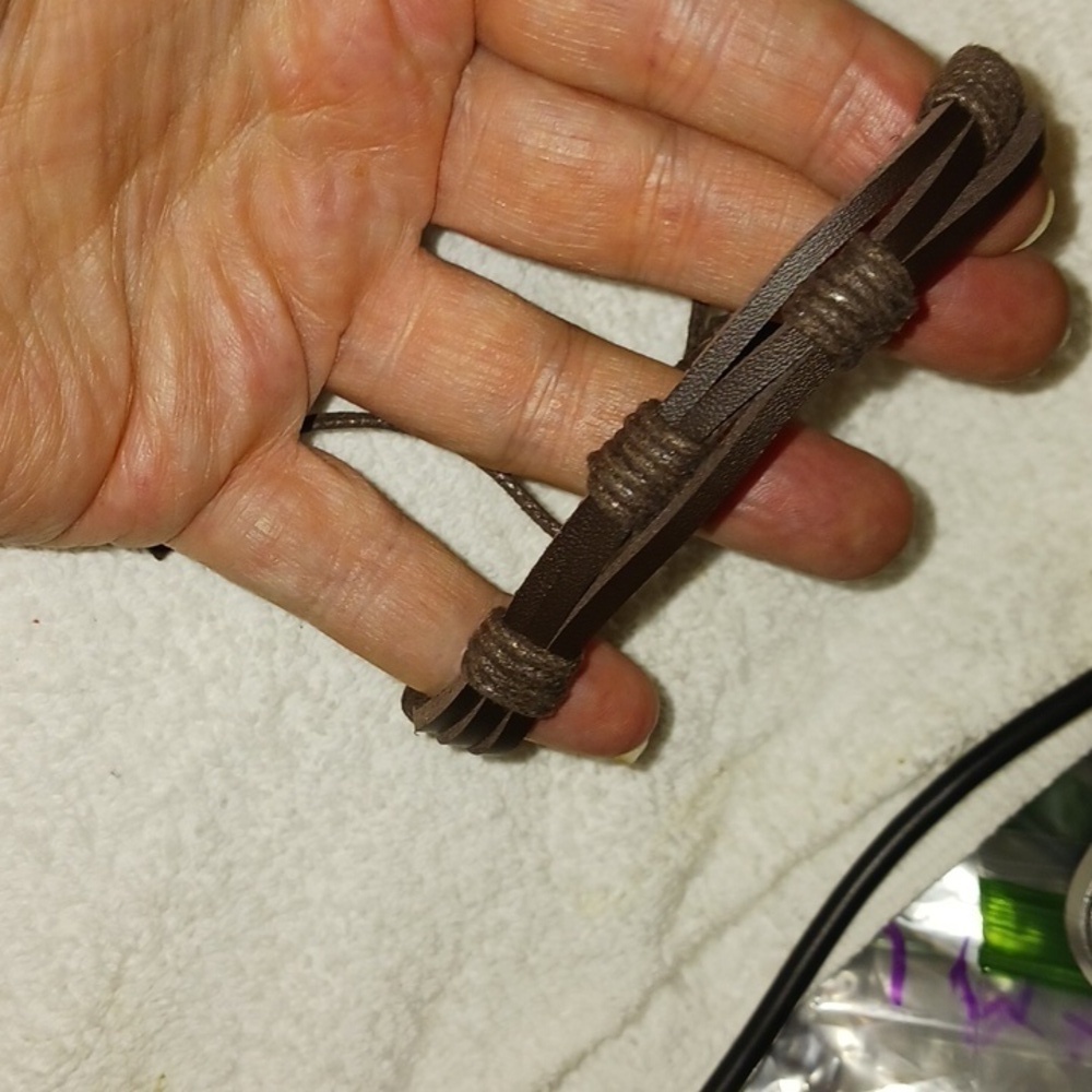 Handmade Leather Unisex Bracelet